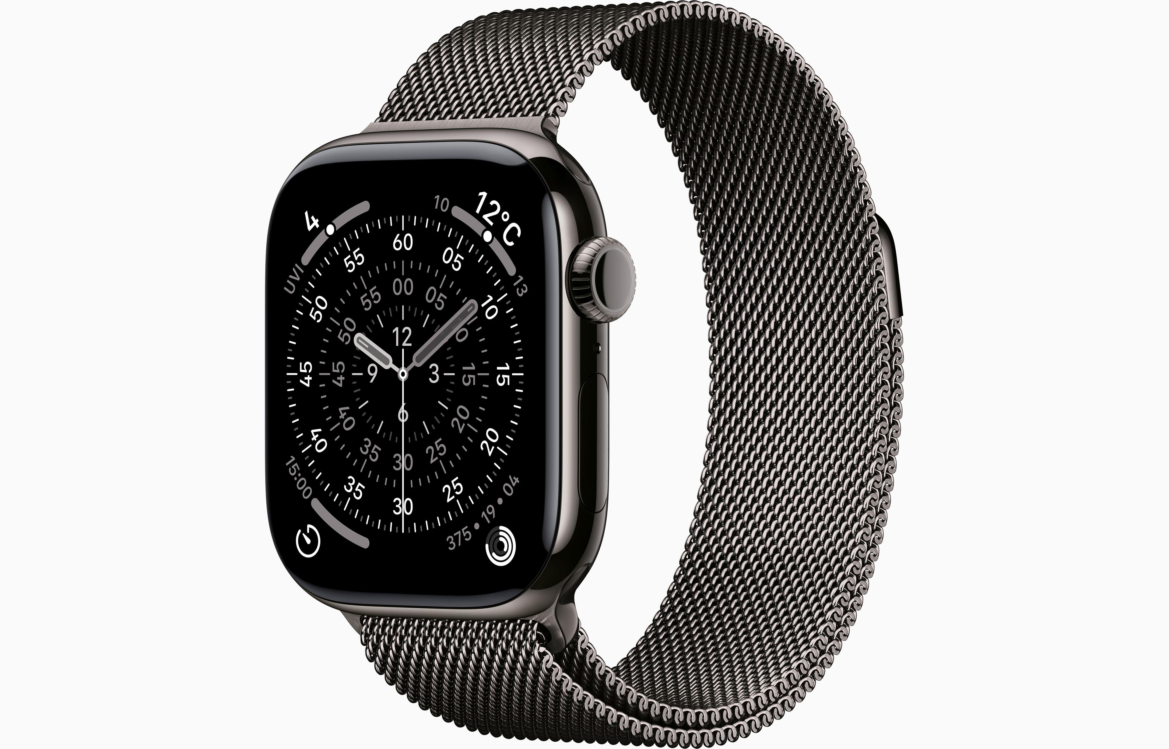 Apple Watch 11スレートチタ/ミラネーゼ[42mm S/M MF8U4]