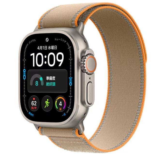 Apple Watch Ultra 4 GPS+Cellular 49mm ナチュラル/サンドトレイルループ M/L