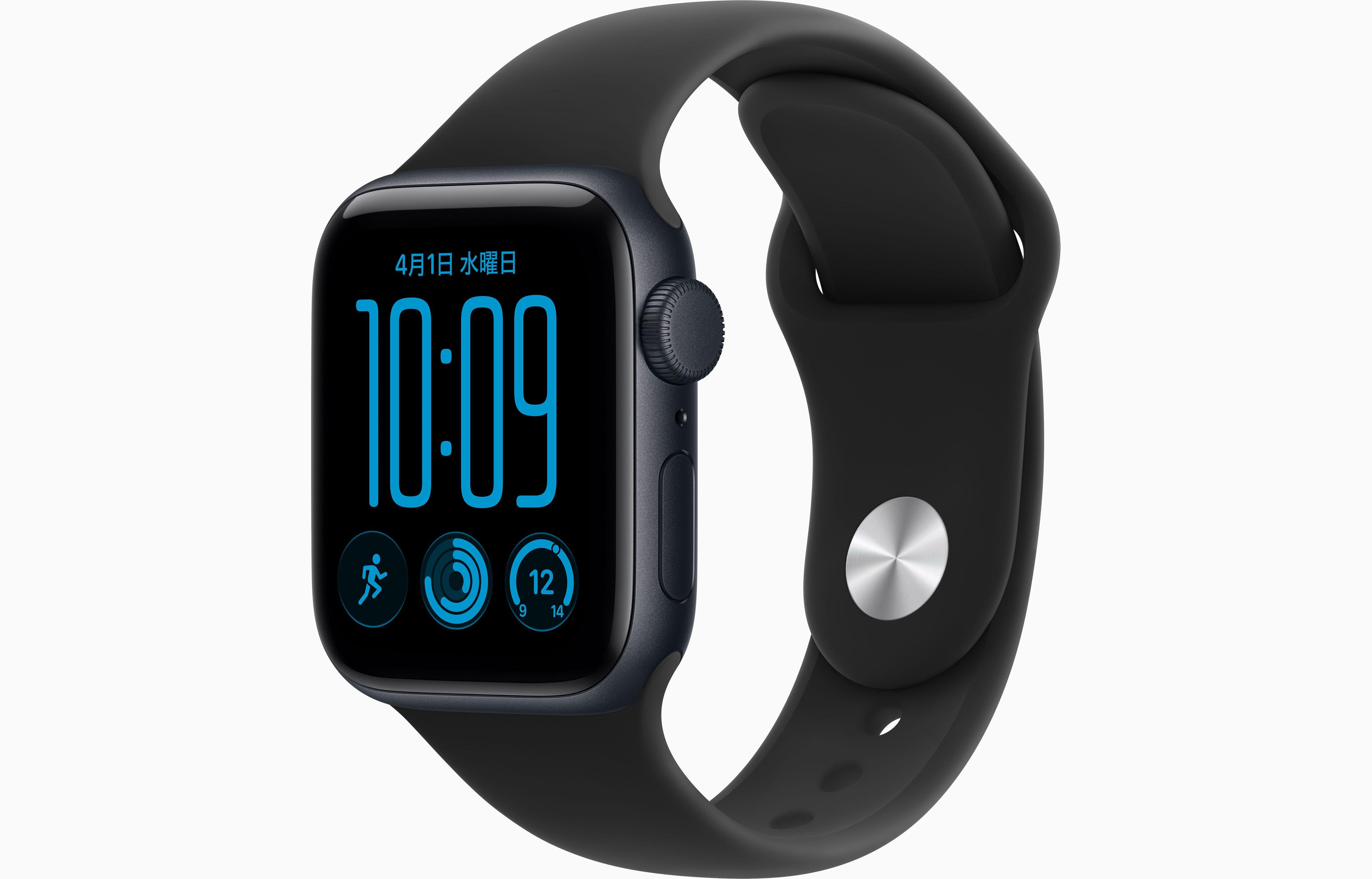Apple Watch SE 3 GPS 44mm アルミニウム ミッドナイト M/L